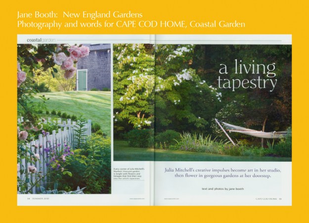 Julia Mitchell might be known for her fine tapestries but she also excels as a self taught gardener