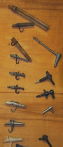 Sap spouts (spiles) through the ages from hand-fashioned wood to the ubiquitous plastic